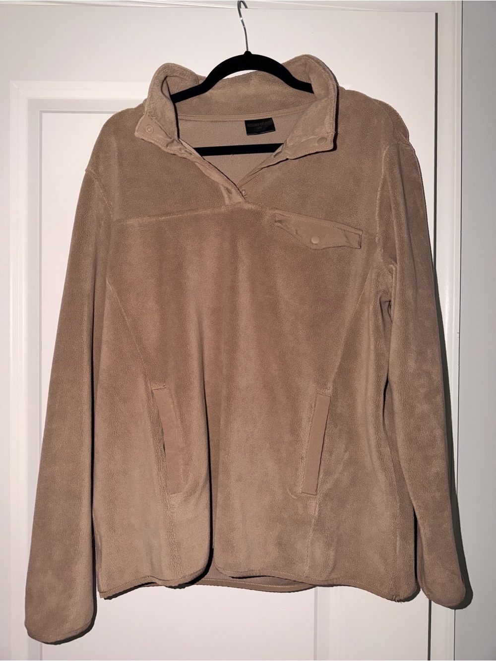 Tan Fleece Pullover